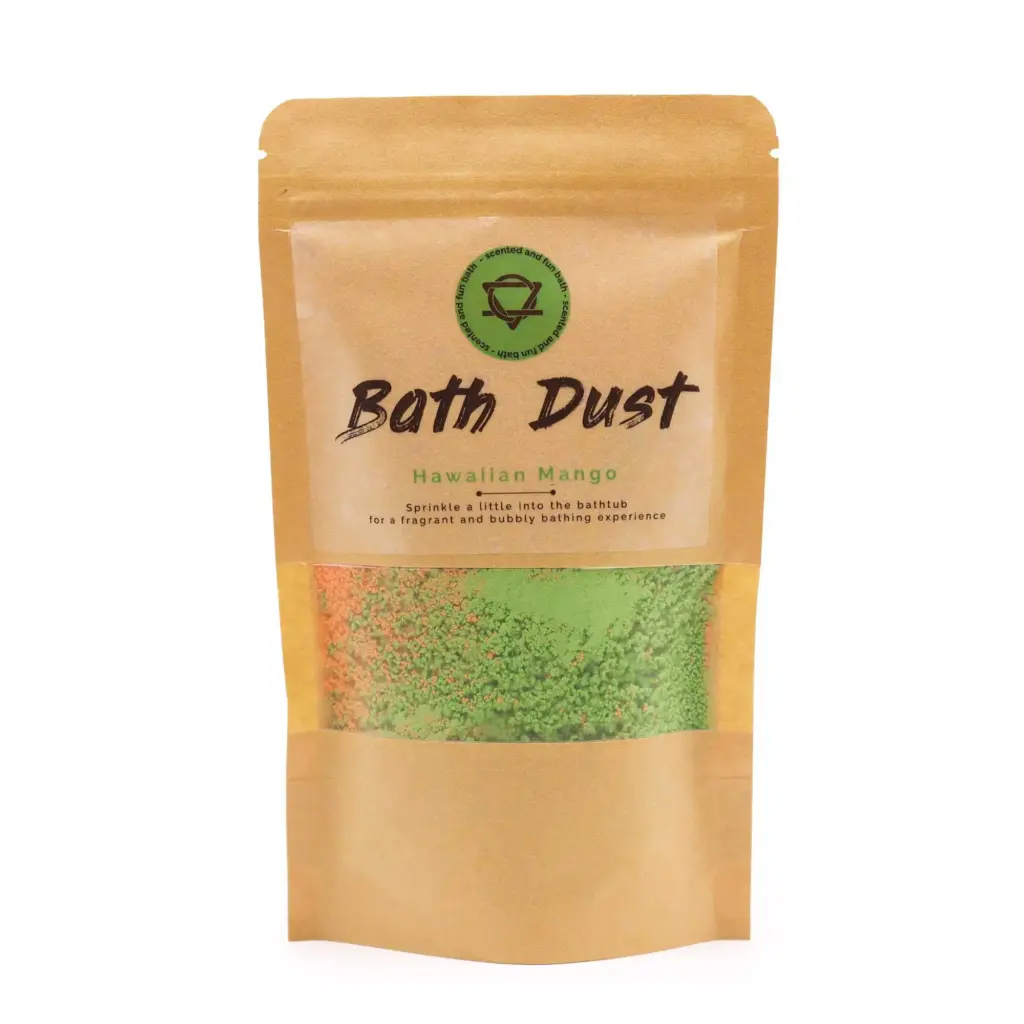 Hawaiian Mango Bath Dust 190g | www.artisangoods.co.uk