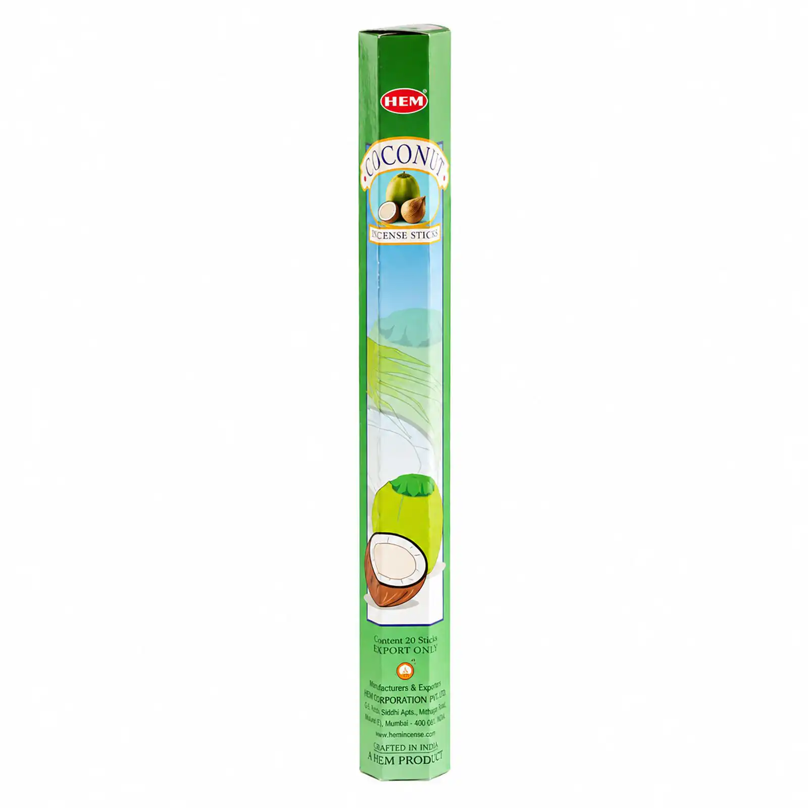 HEM Hexagonal Incense - Coconut