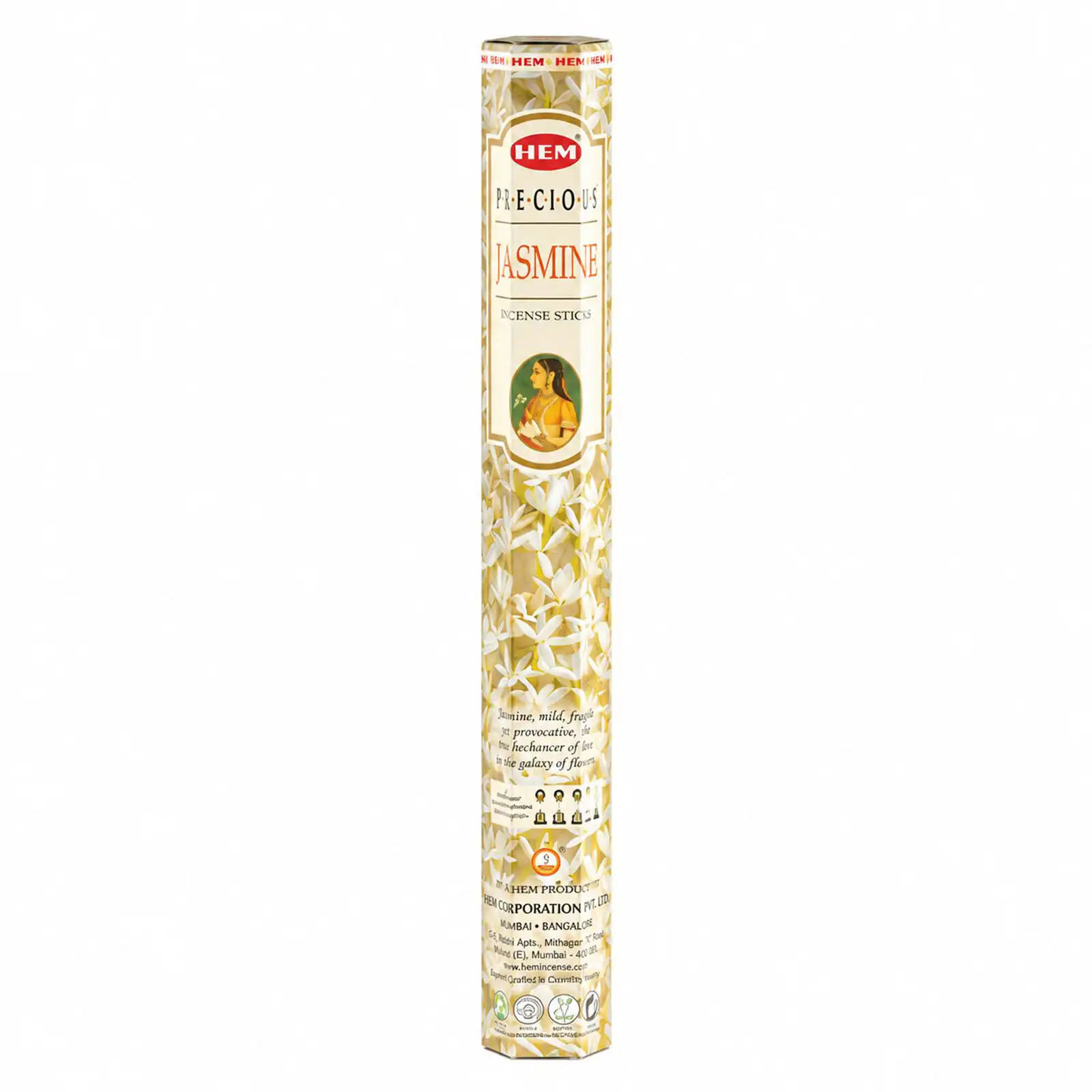 HEM Hexagonal Incense - Precious Jasmine