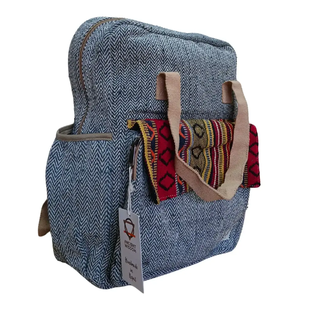 Hemp Adventure Backpack – Annapurna | www.artisangoods.co.uk 2