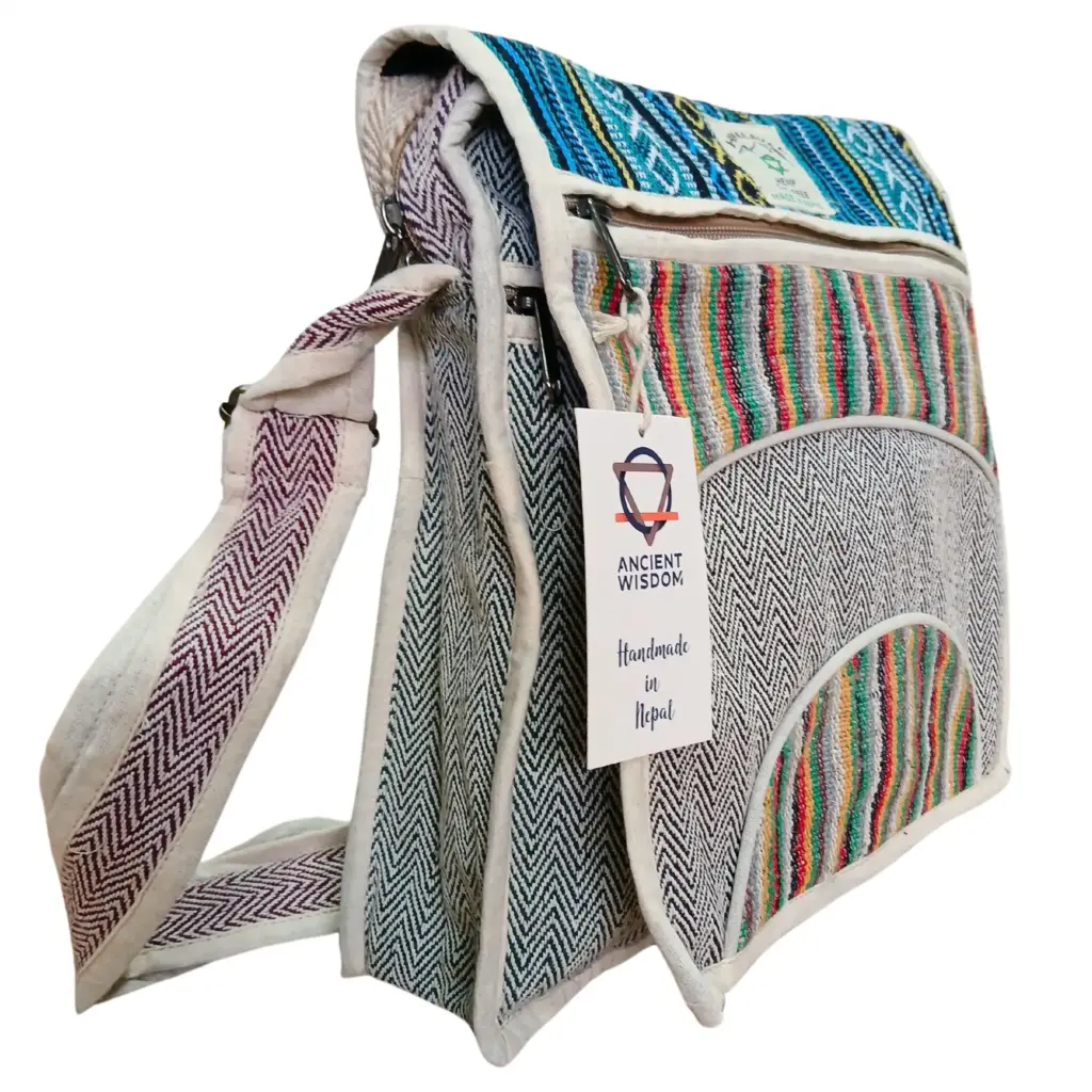 Hemp Laptop Messenger Bag – Curves | www.artisangoods.co.uk 3 Hemp Laptop Messenger Bag – Curves | www.artisangoods.co.uk 3