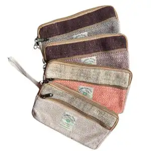 Hemp Phone/Tobacoo/Anything Zip Pouch (assorted) | www.artisangoods.co.uk 1