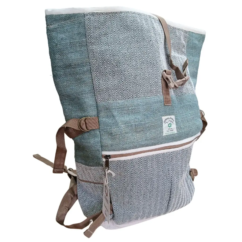 Hemp Trekking Rolling Backpack – Sage | www.artisangoods.co.uk 2 Hemp Trekking Rolling Backpack – Sage | www.artisangoods.co.uk 2