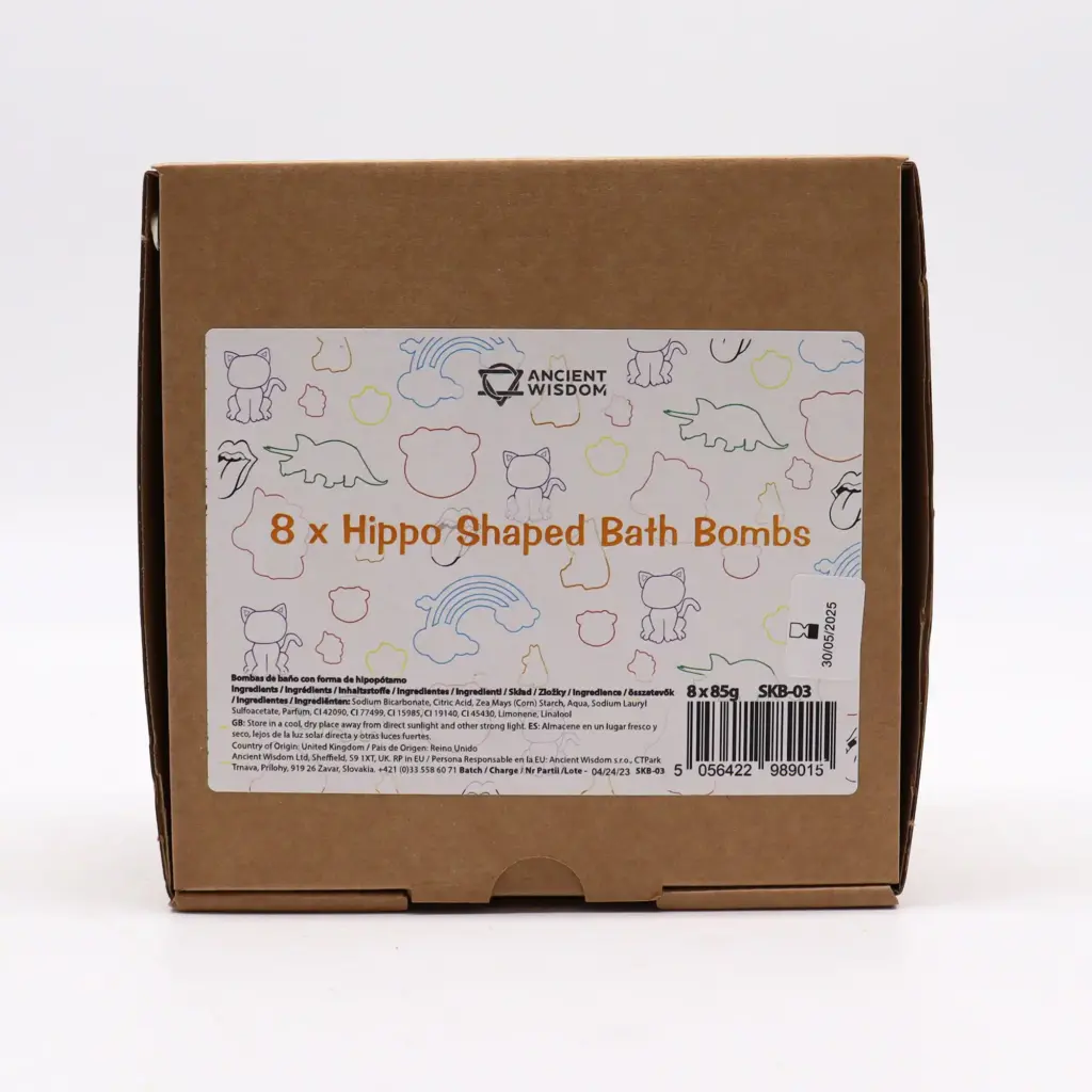 Hippo Bathbomb 85g | www.artisangoods.co.uk 2 Hippo Bathbomb 85g | www.artisangoods.co.uk 2