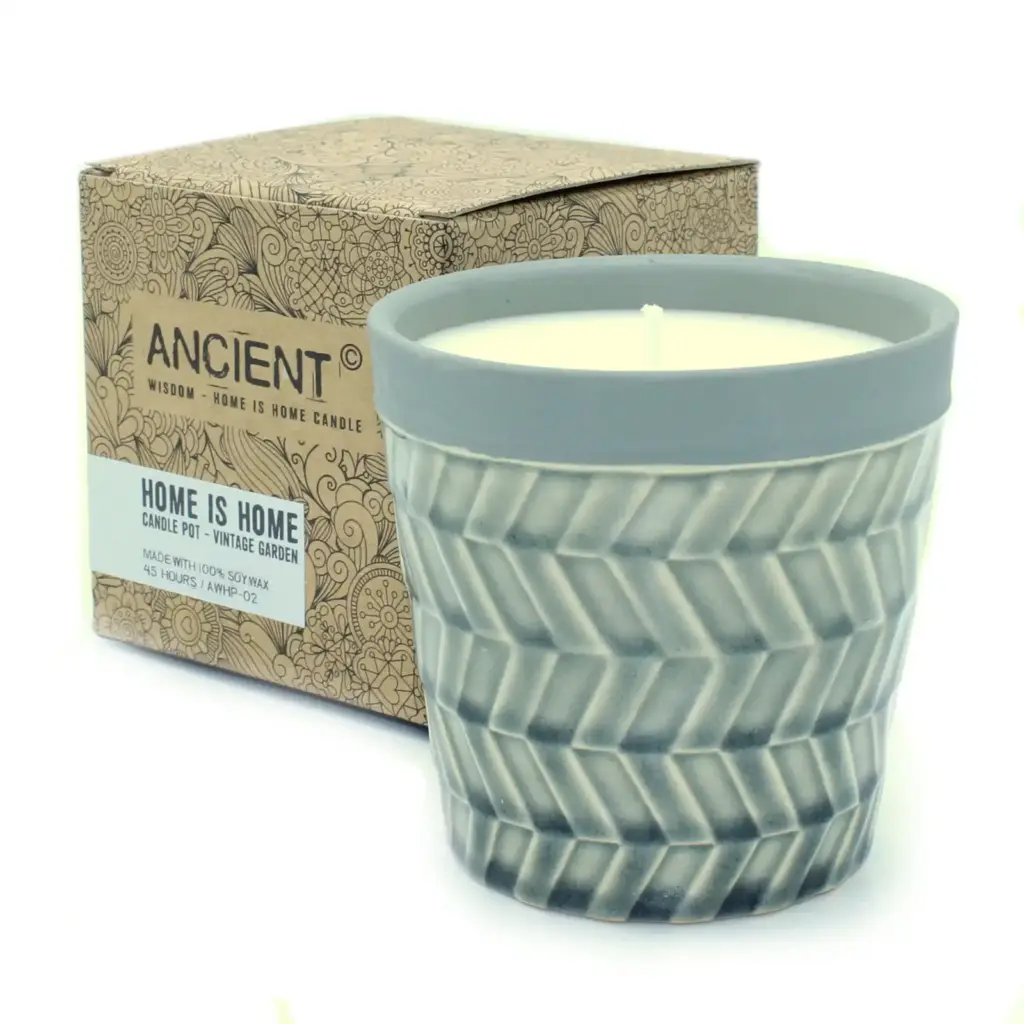 Home is Home Candle Pots – Vintage Garden | www.artisangoods.co.uk 3