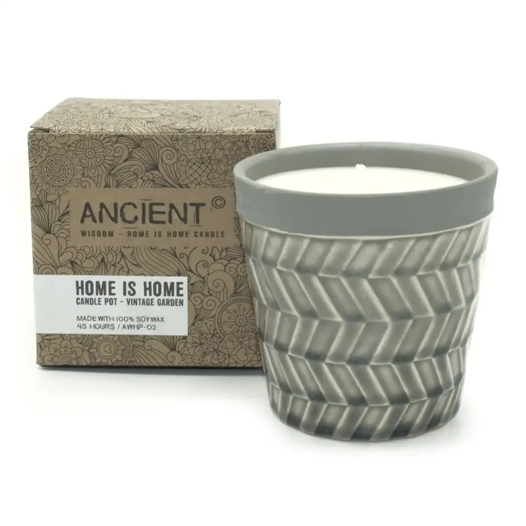 Home is Home Candle Pots – Vintage Garden | www.artisangoods.co.uk 2