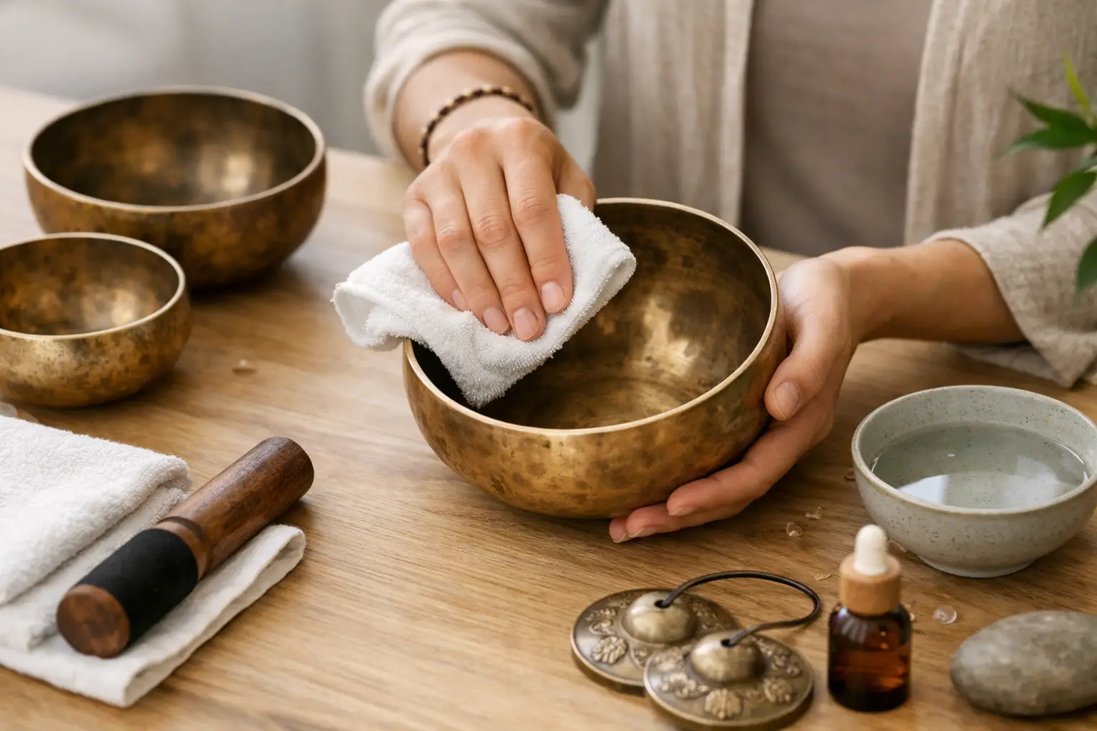 How to Clean Singing Bowls Without Damage