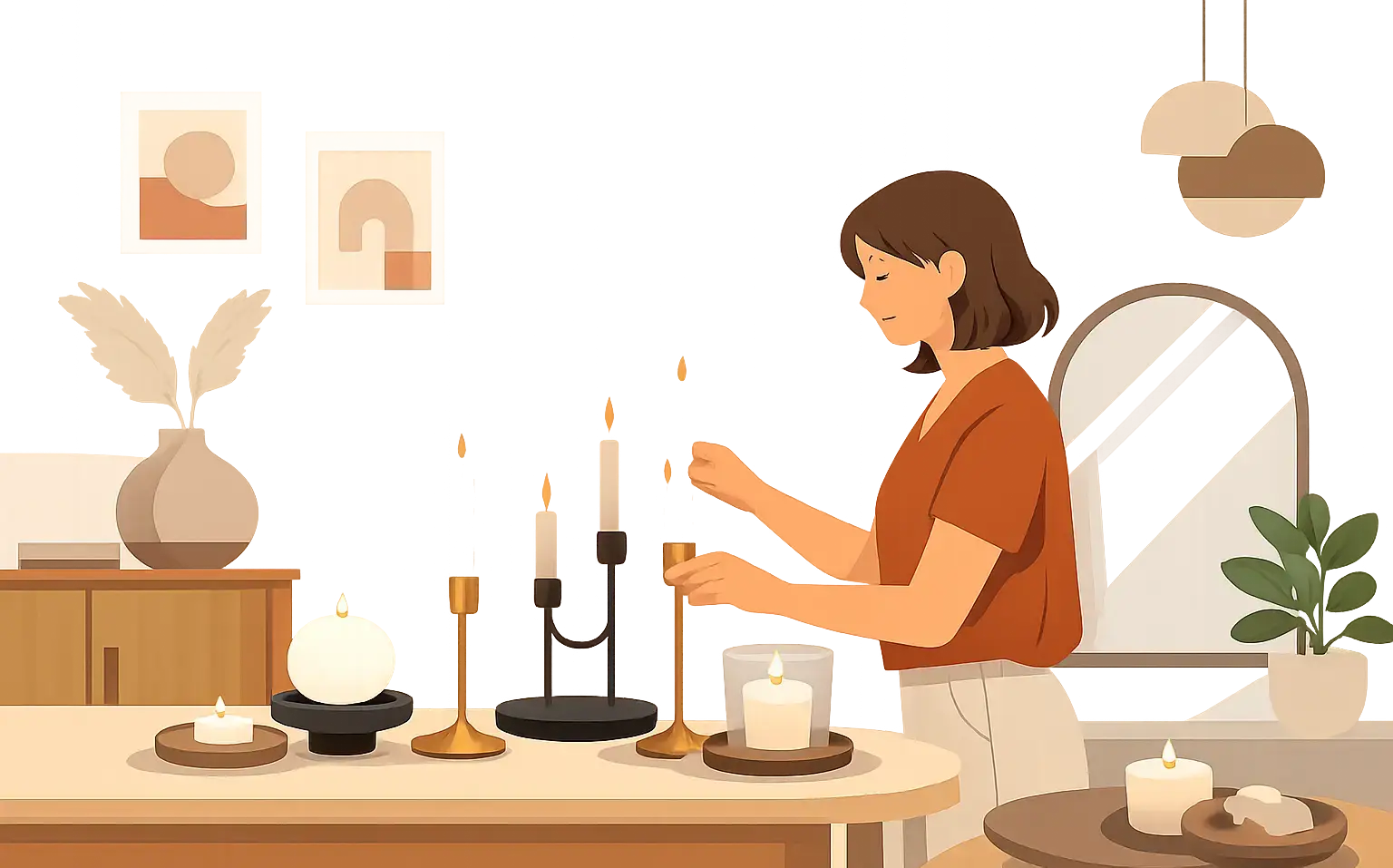 How to Style Candle Holders at Home