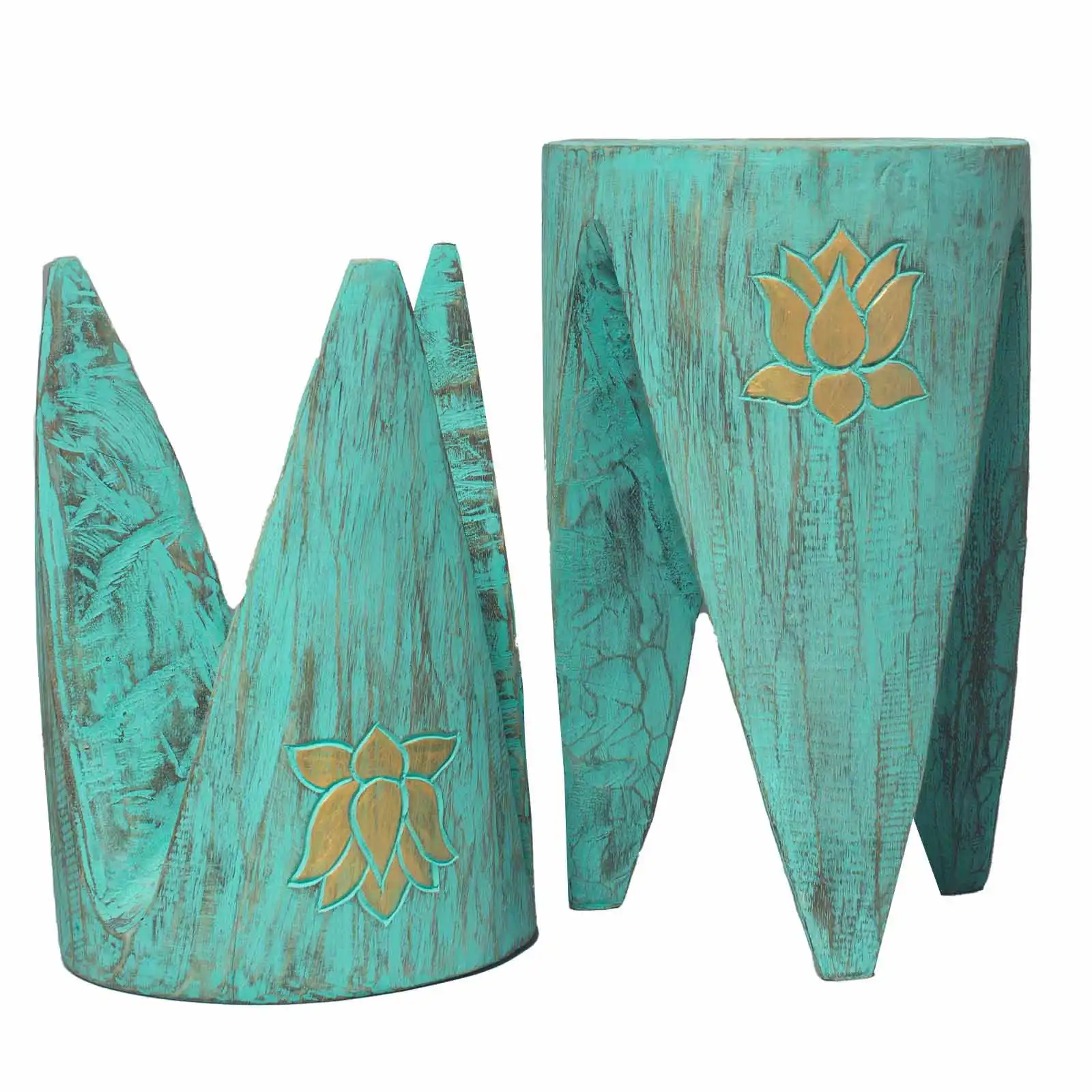 Interlocking Table/Stool set of 2 – Lrg Turquoise | www.artisangoods.co.uk 5 Interlocking Table/Stool set of 2 – Lrg Turquoise | www.artisangoods.co.uk 4