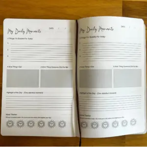 Ivory Gratitude Journal with Gold Lining – 120 pages – My Days are Full of Sun | www.artisangoods.co.uk 5