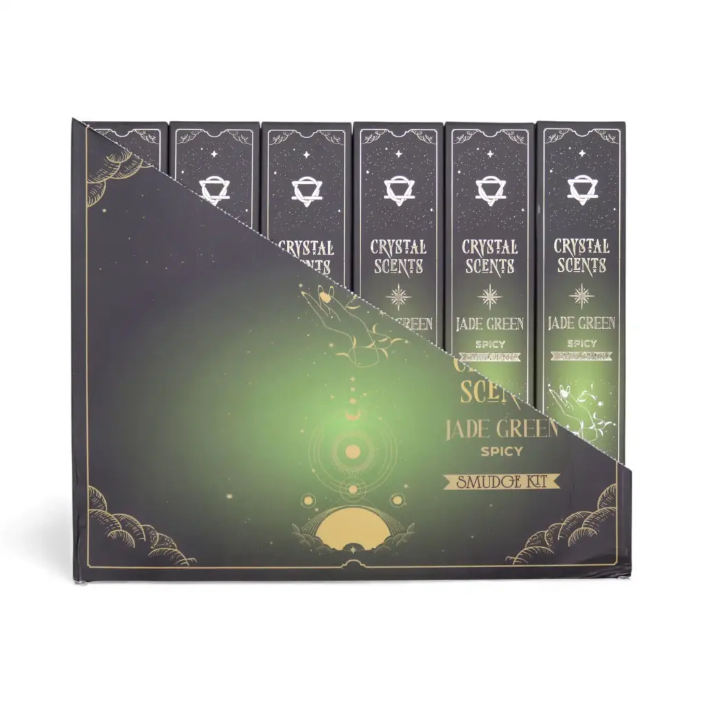 Jade Crystal Scents Smudge Incense – Spicy | www.artisangoods.co.uk 3