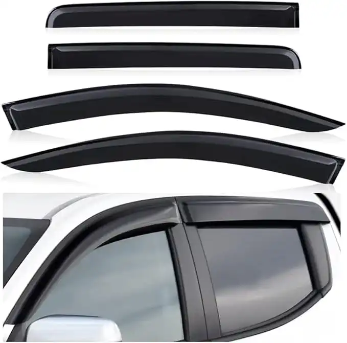 JHCHAN Wind Deflectors for Mitsubishi L200 Triton 2016-2026 Double Cab
