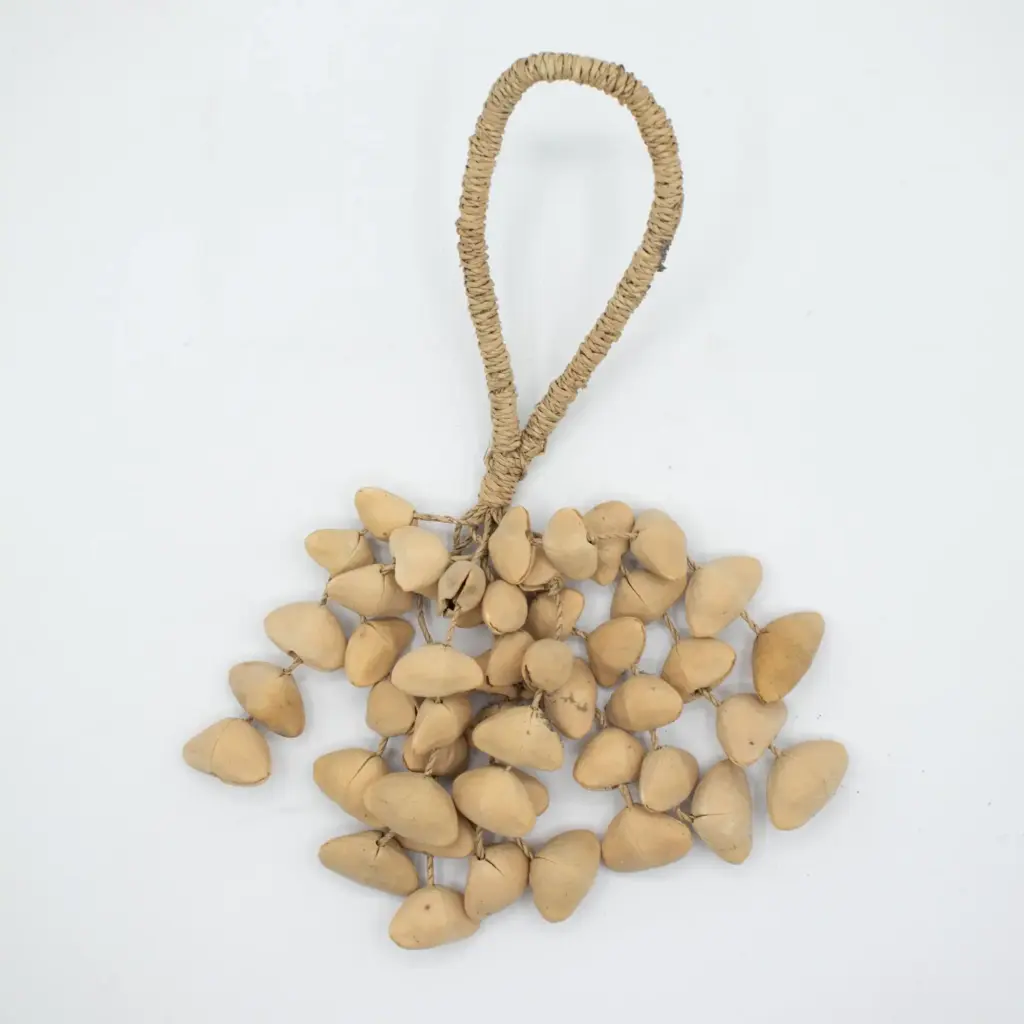 Kenari Shell Long Rattle (50 Shells) | www.artisangoods.co.uk
