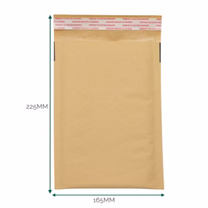 Kraft Padded Bubble Envelope (165×225+40mm) | www.artisangoods.co.uk