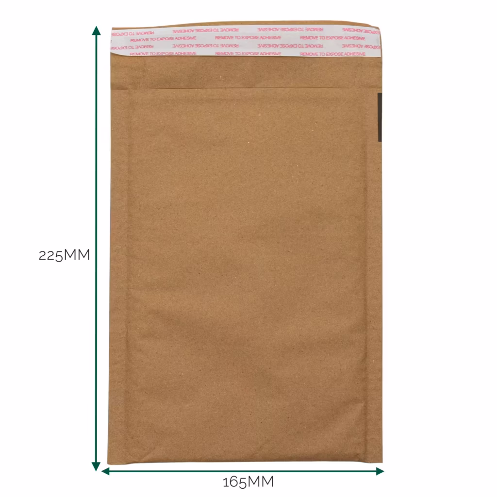 Kraft Padded Honeycomb Envelope (165×225+40mm) | www.artisangoods.co.uk