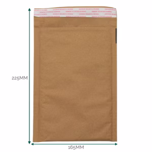 Kraft Padded Honeycomb Envelope (165×225+40mm) | www.artisangoods.co.uk