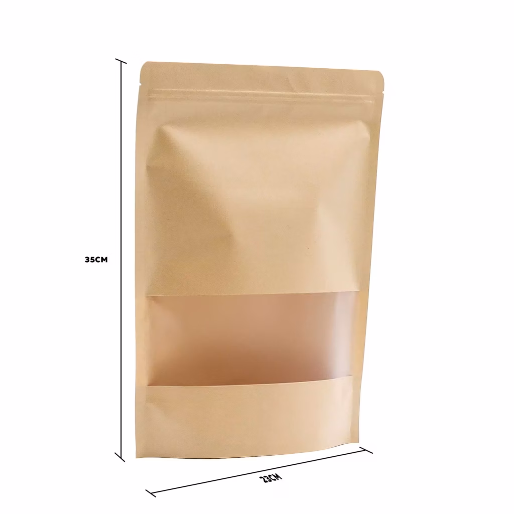 Kraft Window Bag 25x35cm | www.artisangoods.co.uk 2
