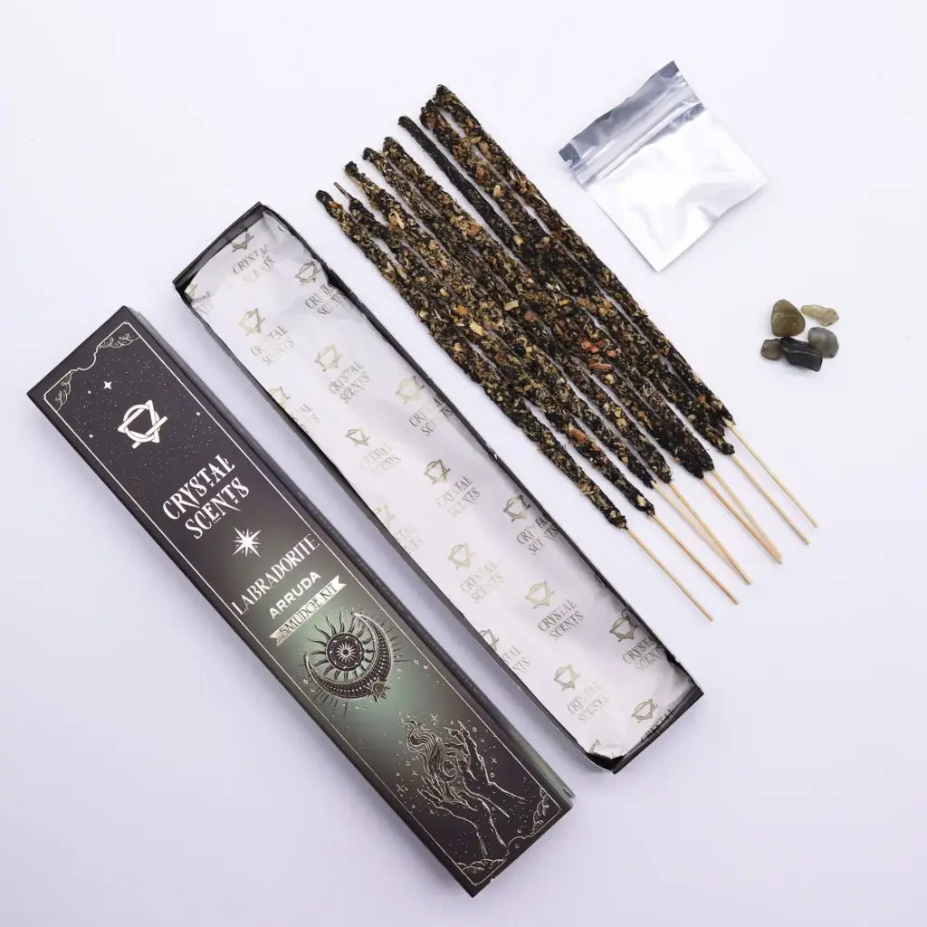 Labradorite Crystal Scents Smudge Incense – Arruda | www.artisangoods.co.uk 6 Labradorite Crystal Scents Smudge Incense – Arruda | www.artisangoods.co.uk 6