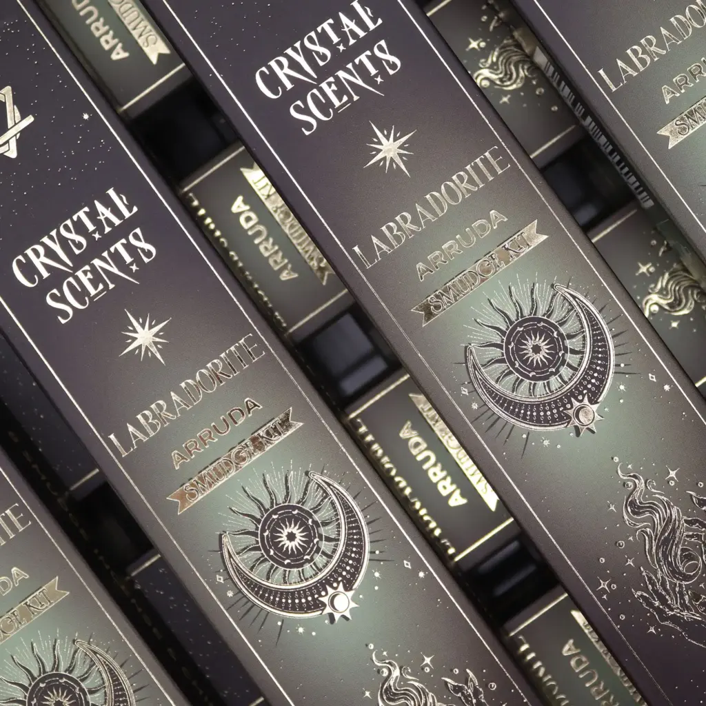 Labradorite Crystal Scents Smudge Incense – Arruda | www.artisangoods.co.uk
