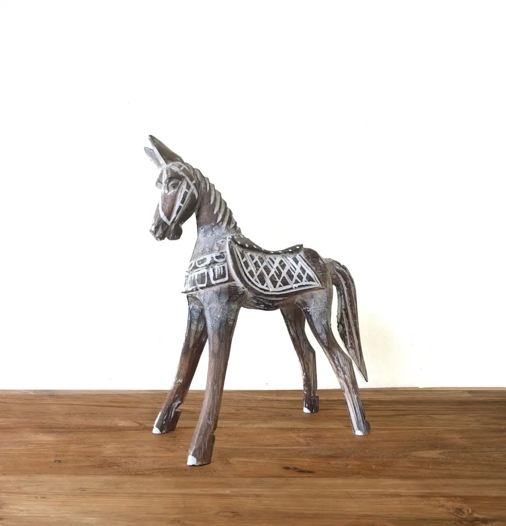 Large Antique Horse 32 cm | www.artisangoods.co.uk 4
