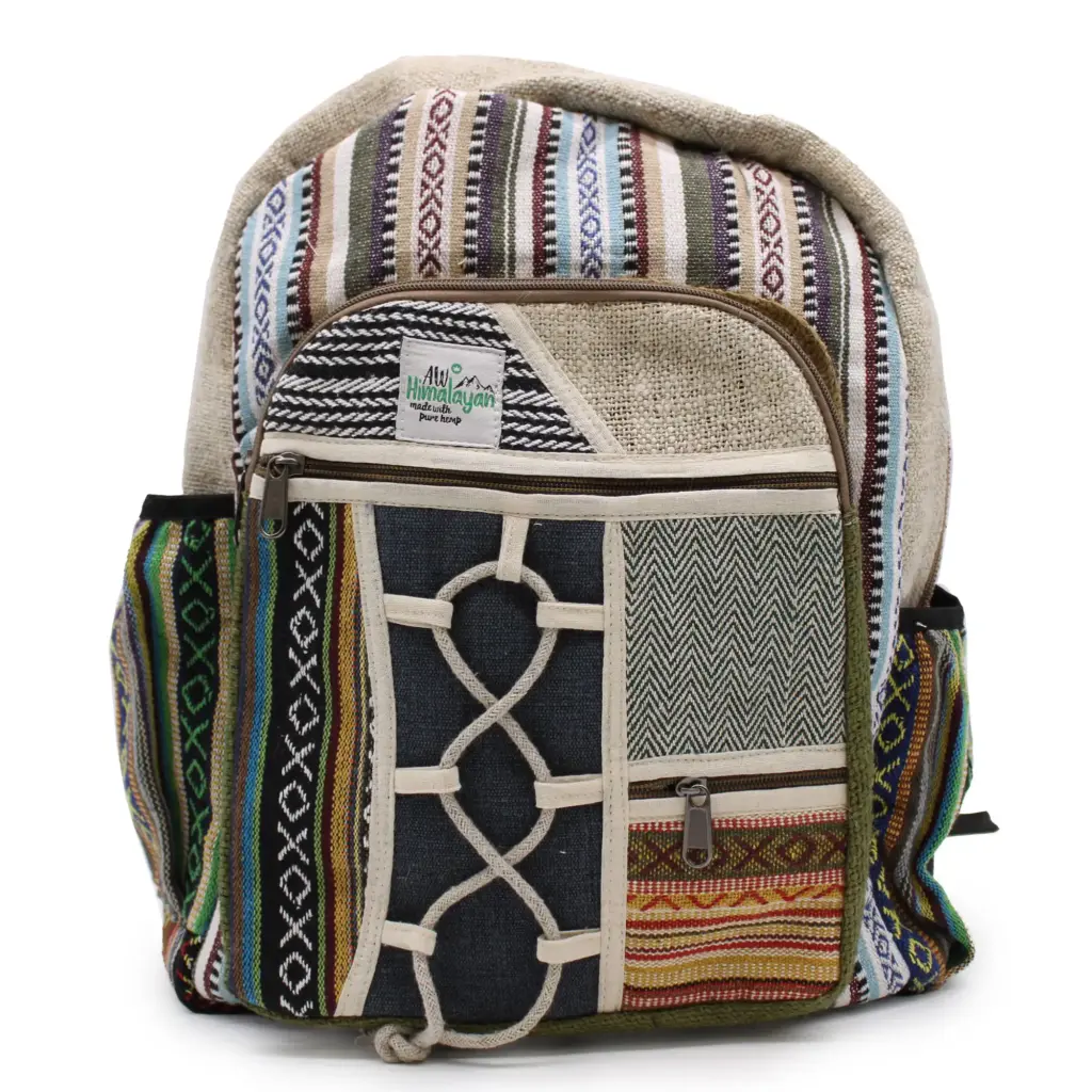 Large Backpack – Rope & Pockets Style | www.artisangoods.co.uk 6