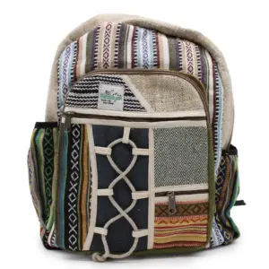 Large Backpack – Rope & Pockets Style | www.artisangoods.co.uk 6