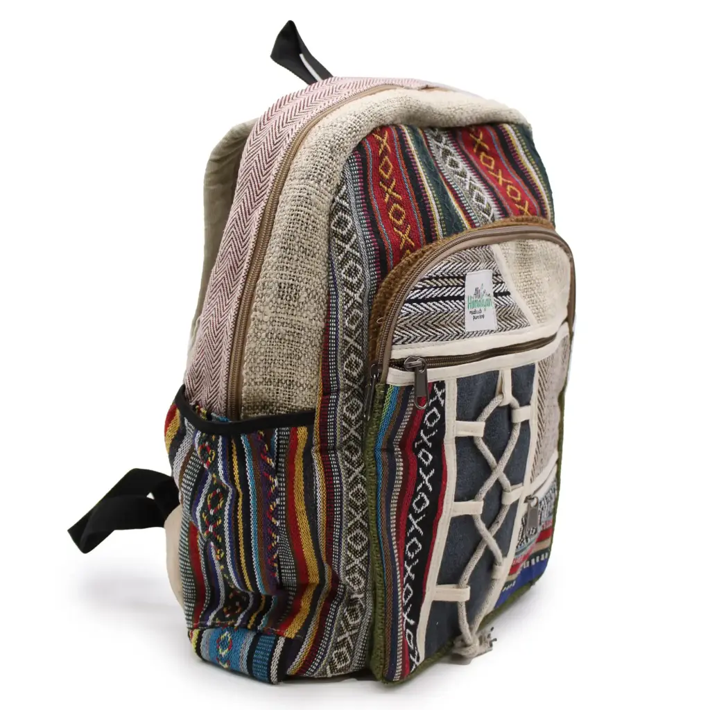 Large Backpack – Rope & Pockets Style | www.artisangoods.co.uk 5