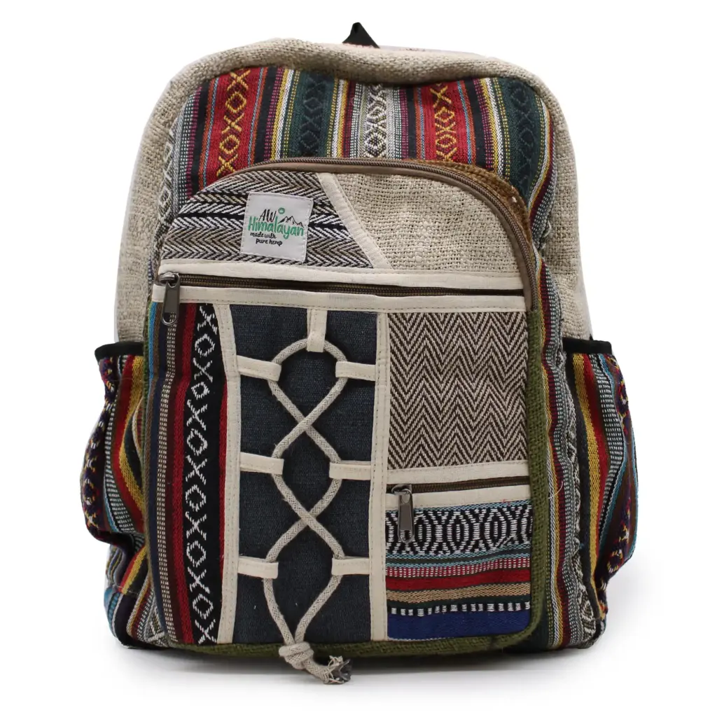 Large Backpack – Rope & Pockets Style | www.artisangoods.co.uk 4