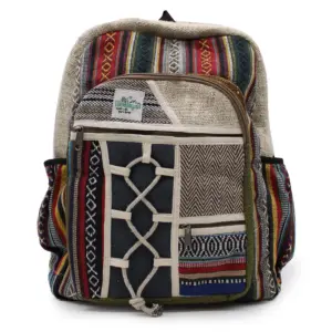 Large Backpack – Rope & Pockets Style | www.artisangoods.co.uk 4