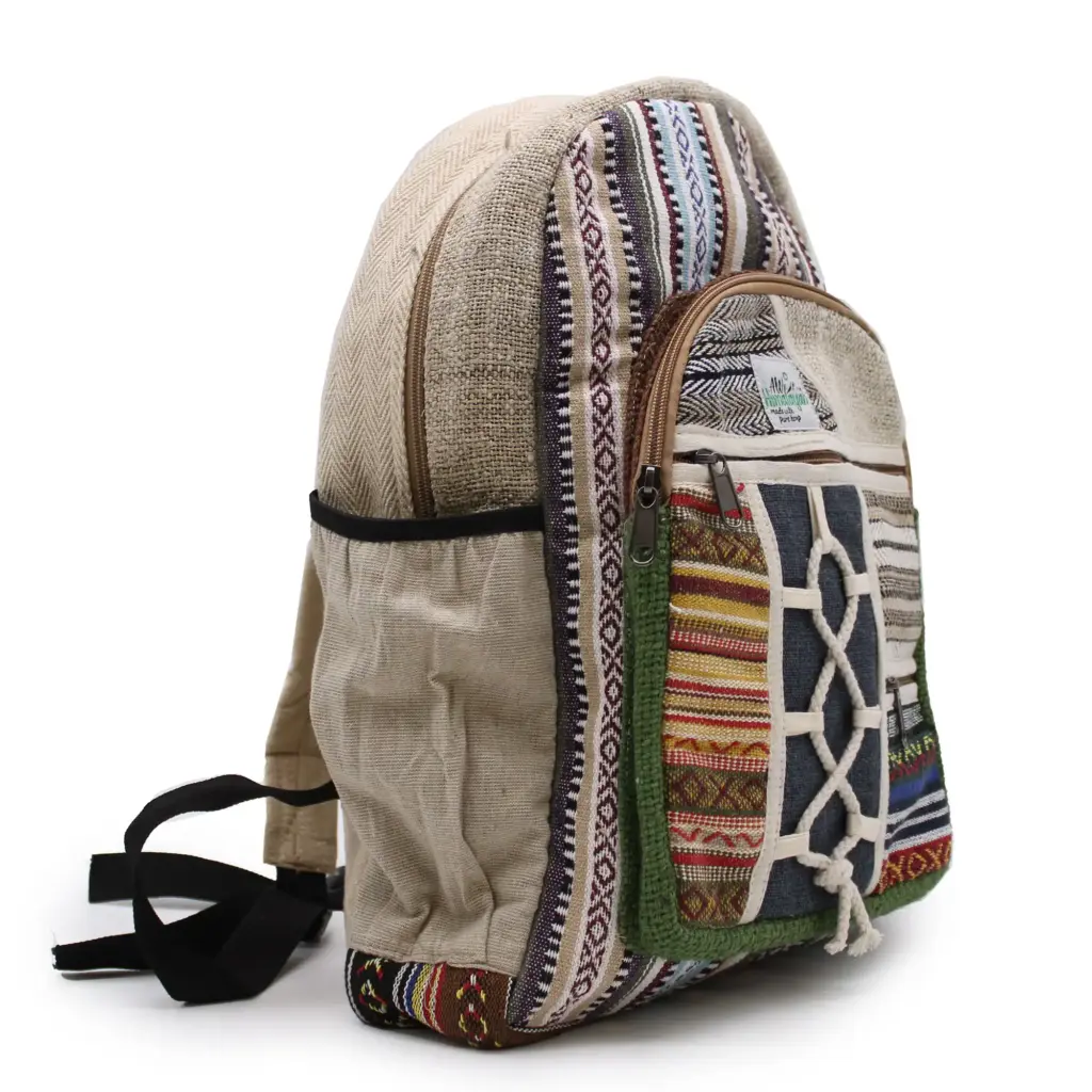 Large Backpack – Rope & Pockets Style | www.artisangoods.co.uk 2