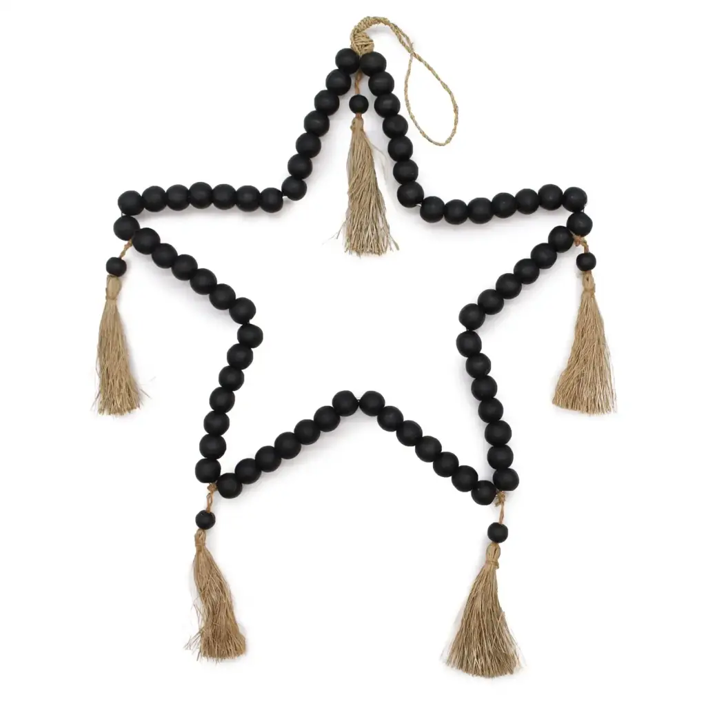 Large Bead Star Mobil 58x38cm | www.artisangoods.co.uk