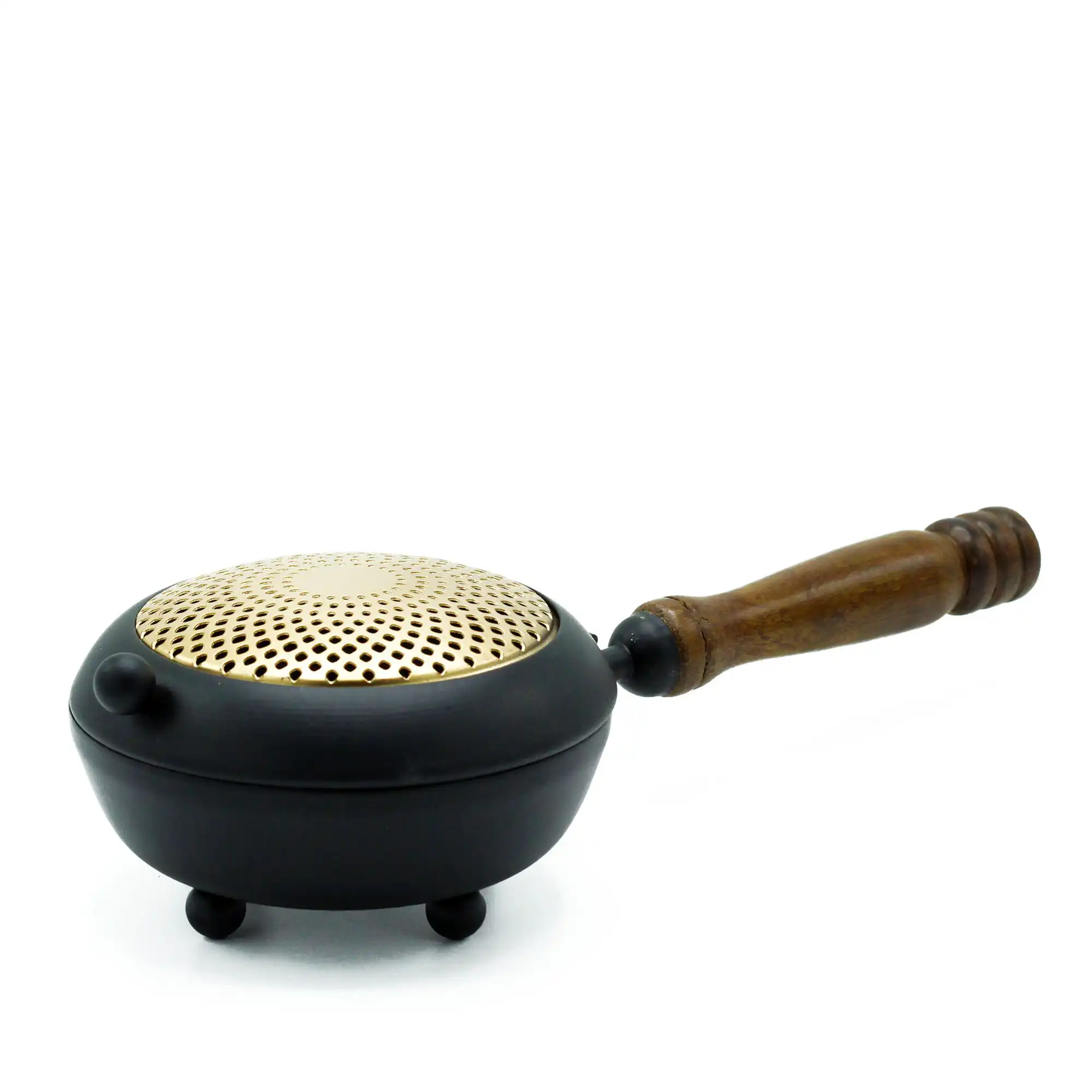 Large Iron Censer Incense Burner – Gold detail | www.artisangoods.co.uk 2 Large Iron Censer Incense Burner – Gold detail | www.artisangoods.co.uk 1