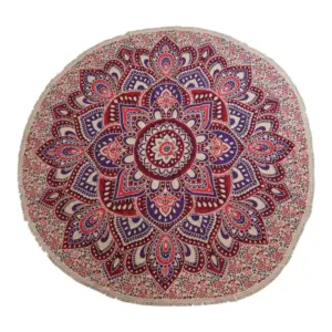 Large Mandala Roundy Art (180cm) – Pink & Purple | www.artisangoods.co.uk 3