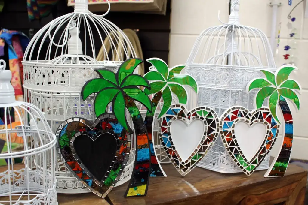 Large Mosaic Coconut Picture Frame – Double | www.artisangoods.co.uk 6
