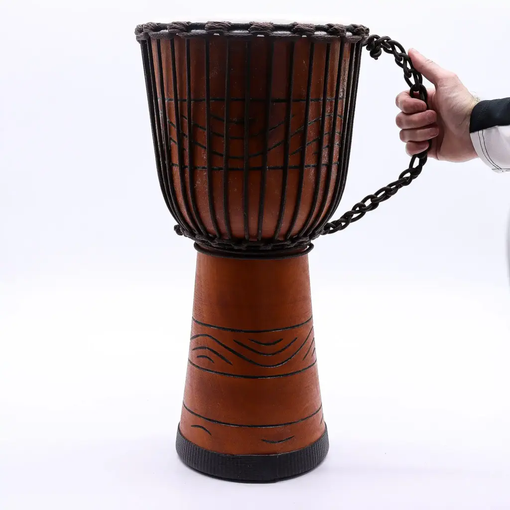 Large Pro Djembe Drum – Freedom Rhythm (high) – 50cm (22cm Diia) | www.artisangoods.co.uk 3