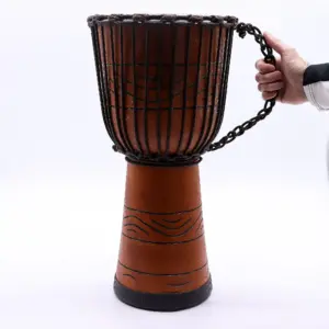 Large Pro Djembe Drum – Freedom Rhythm (high) – 50cm (22cm Diia) | www.artisangoods.co.uk 3