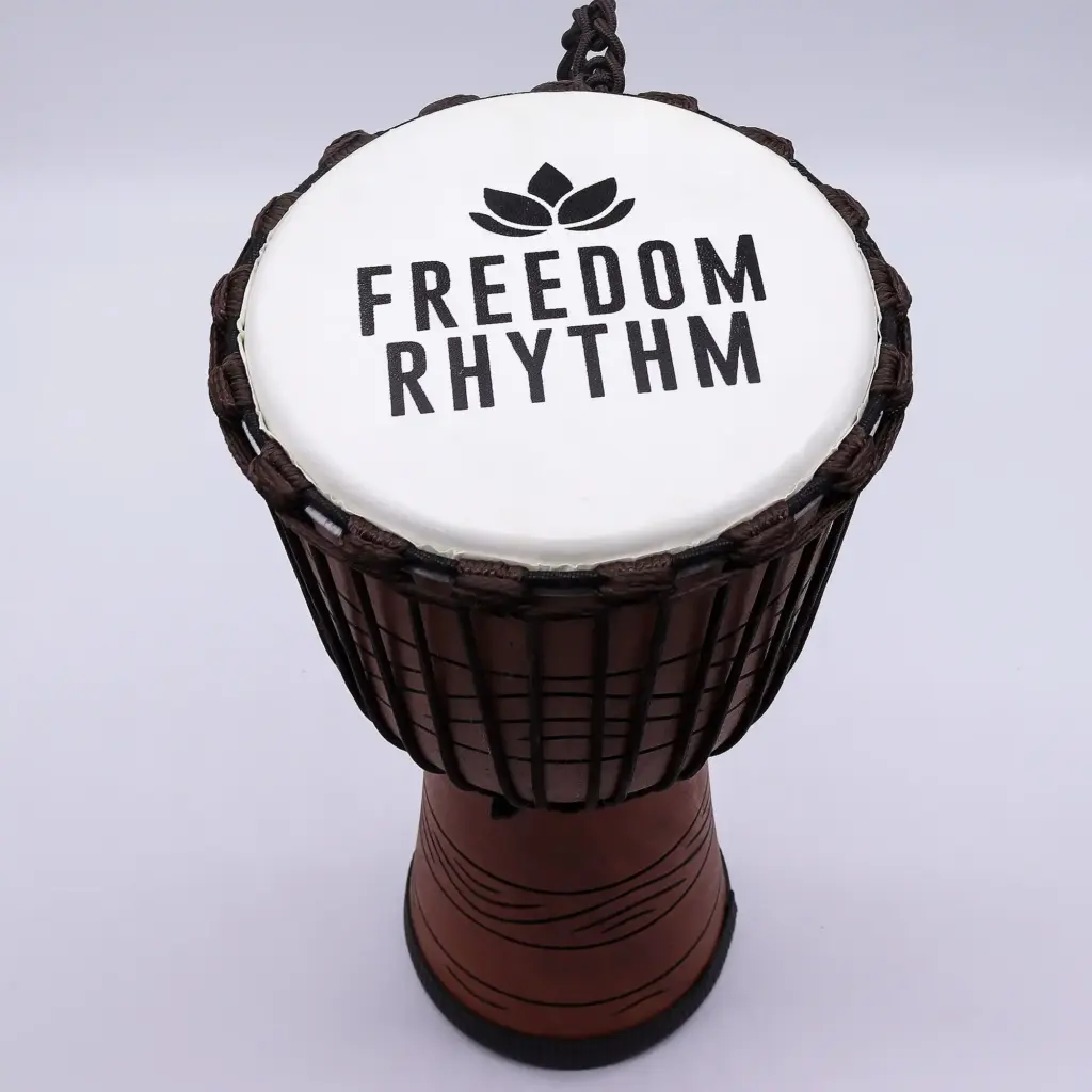 Large Pro Djembe Drum – Freedom Rhythm (high) – 50cm (22cm Diia) | www.artisangoods.co.uk