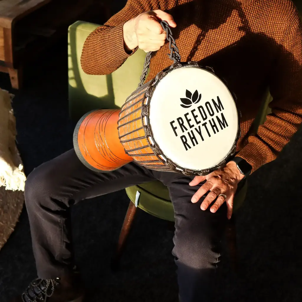 Large Pro Djembe Drum – Freedom Rhythm (high) – 50cm (22cm Diia) | www.artisangoods.co.uk 5