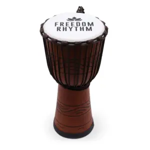 Large Pro Djembe Drum – Freedom Rhythm (high) – 50cm (22cm Diia) | www.artisangoods.co.uk 6