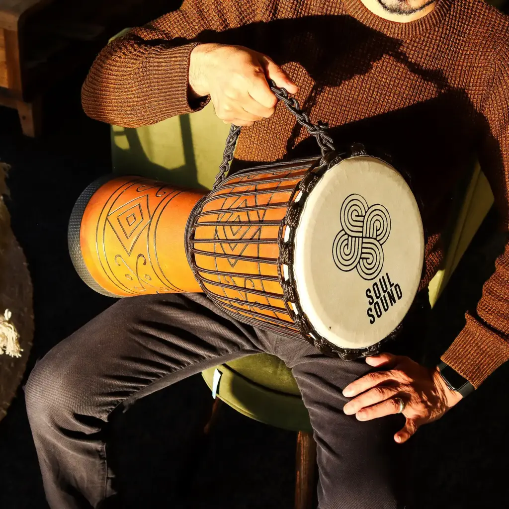 Large Pro Djembe Drum – Soul Sound (low) – 50cm (22cm Diia) | www.artisangoods.co.uk 6