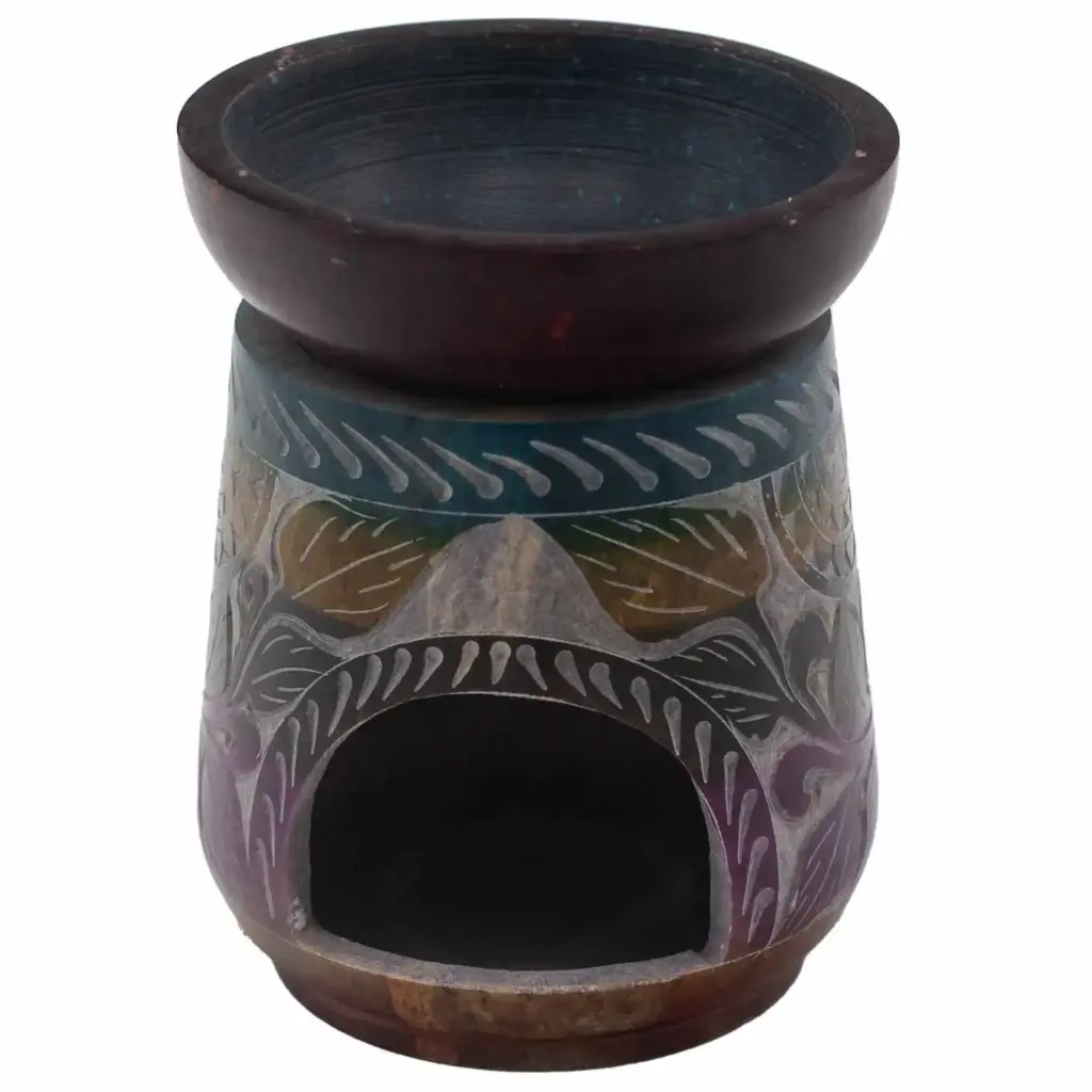 Large Soapstone Oil Burner 13x10cm – Elephant – Five Colours | www.artisangoods.co.uk 3 Large Soapstone Oil Burner 13x10cm – Elephant – Five Colours | www.artisangoods.co.uk 3