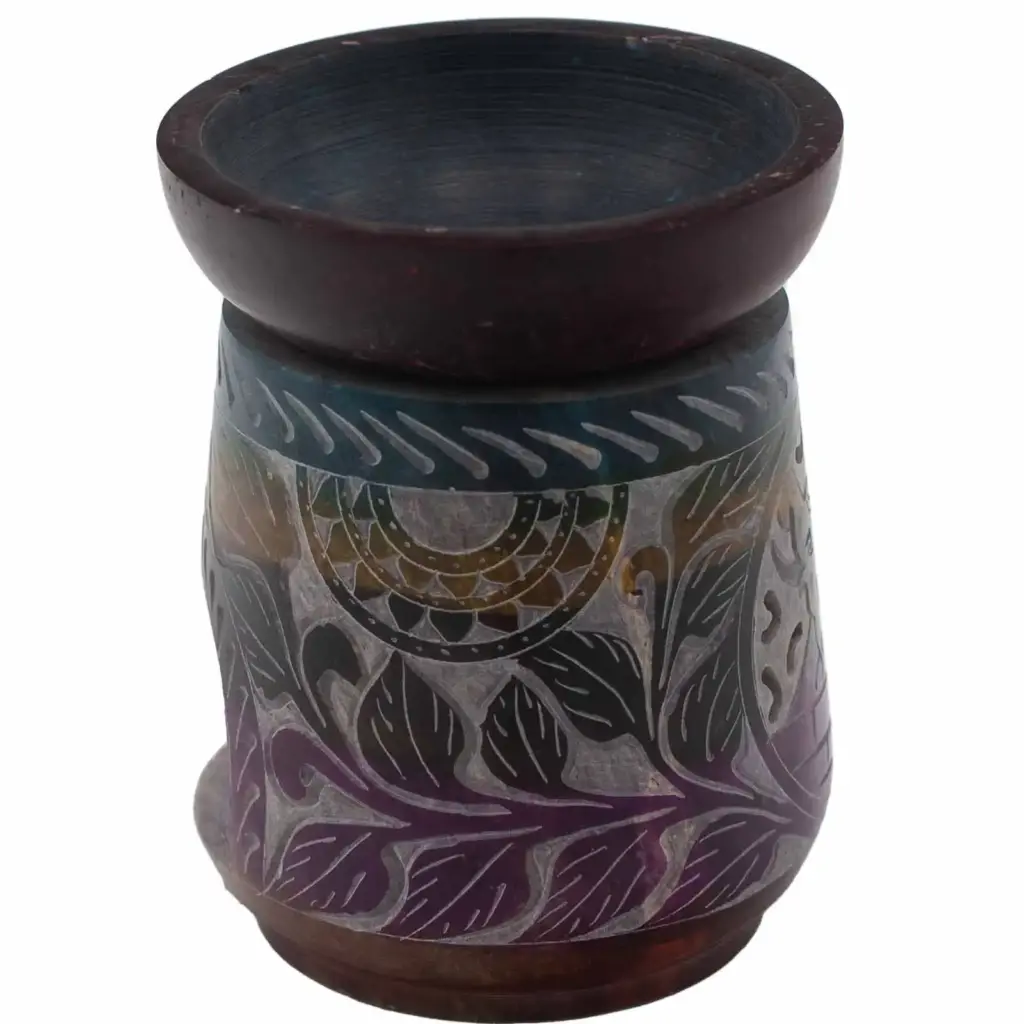 Large Soapstone Oil Burner 13x10cm – Elephant – Five Colours | www.artisangoods.co.uk 4 Large Soapstone Oil Burner 13x10cm – Elephant – Five Colours | www.artisangoods.co.uk 4