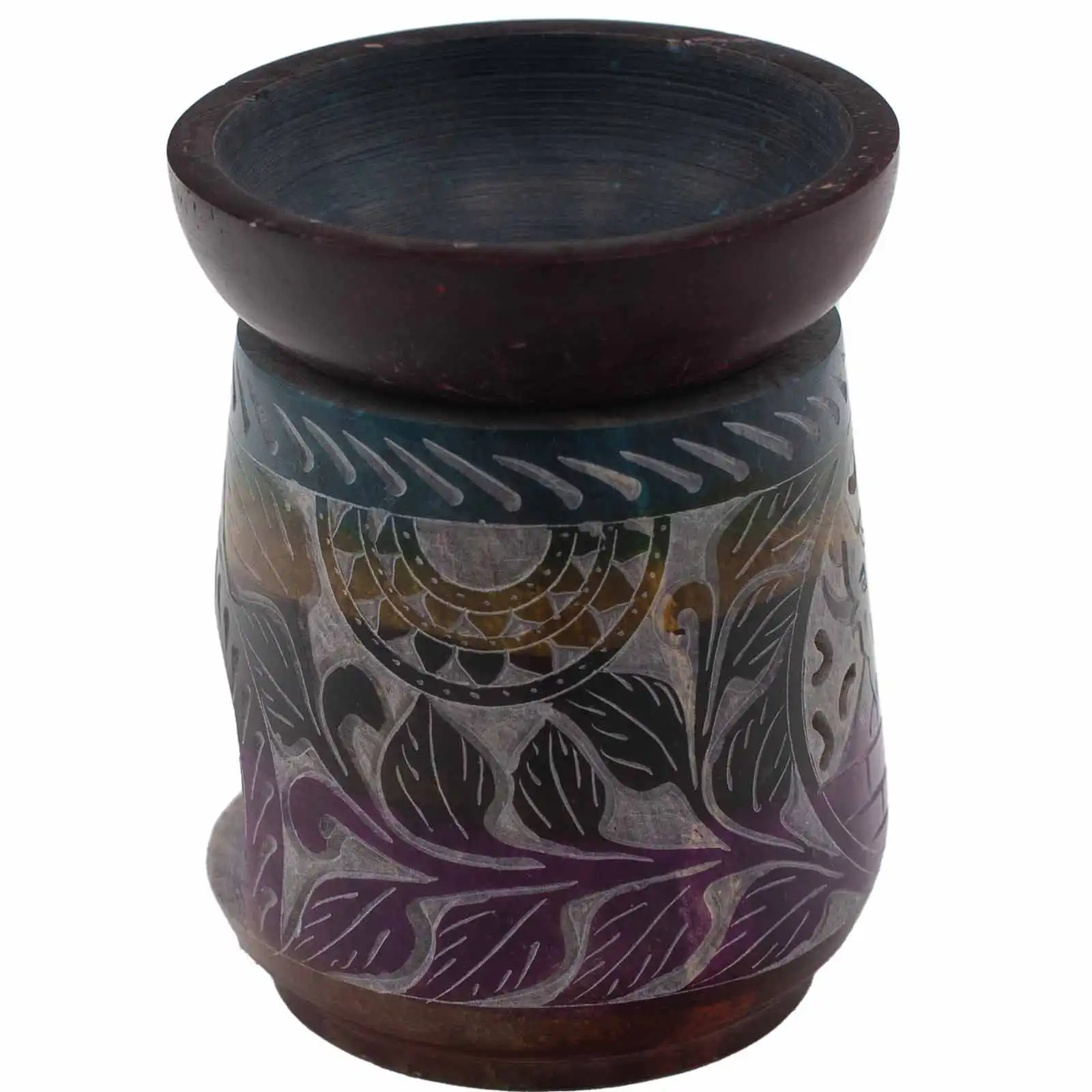 Large Soapstone Oil Burner 13x10cm – Elephant – Five Colours | www.artisangoods.co.uk 5 Large Soapstone Oil Burner 13x10cm - Elephant - Five Colours - Image 4