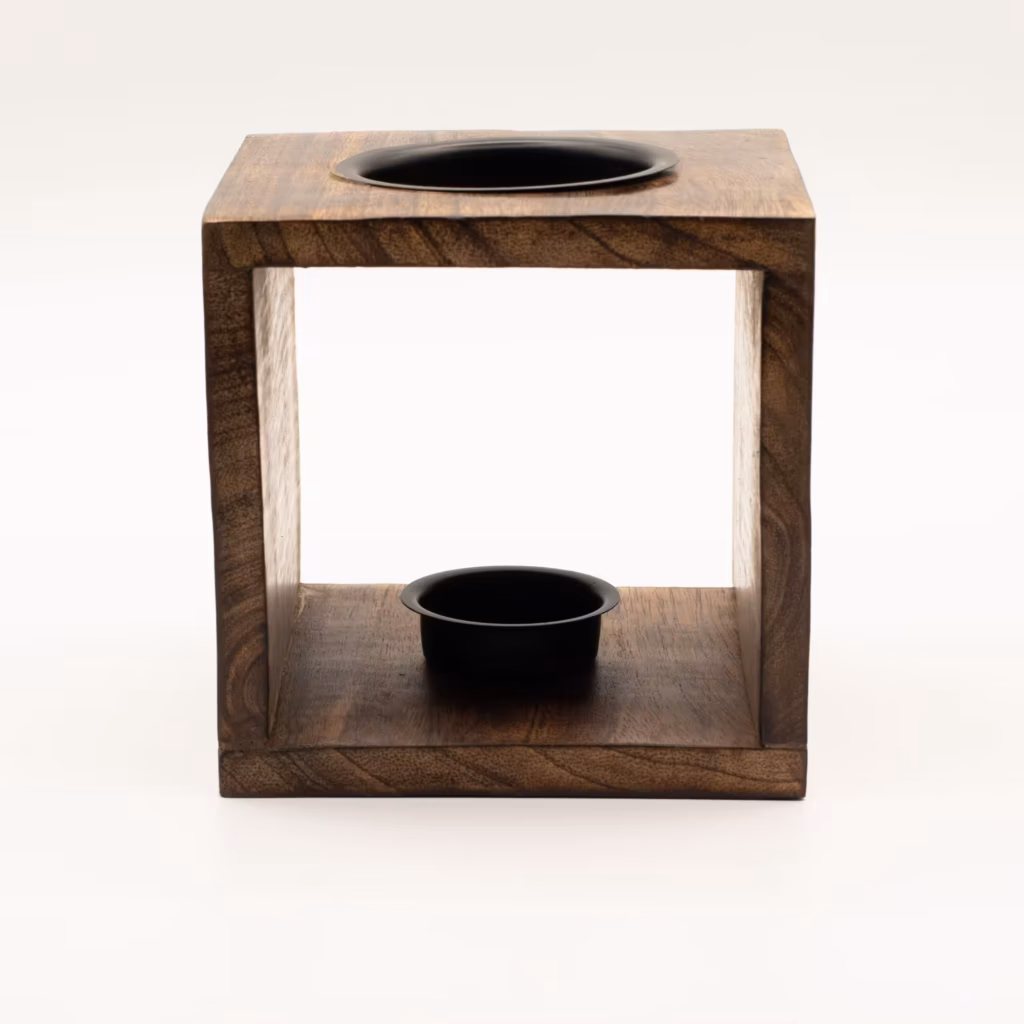 Large Square Mango Wood Oil Burner- Buddha Face | www.artisangoods.co.uk 5 Large Square Mango Wood Oil Burner- Buddha Face | www.artisangoods.co.uk 5