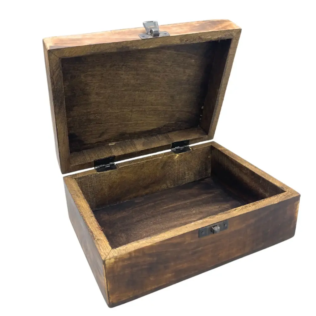 Large Wooden Keepsake Box 20x15x7.5cm –  Buddha | www.artisangoods.co.uk