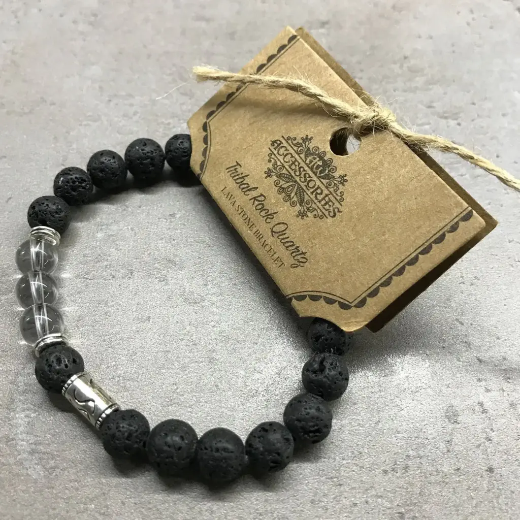 Lava Stone Bracelet – Tribal Rock Quartz | www.artisangoods.co.uk 4 Lava Stone Bracelet – Tribal Rock Quartz | www.artisangoods.co.uk 4
