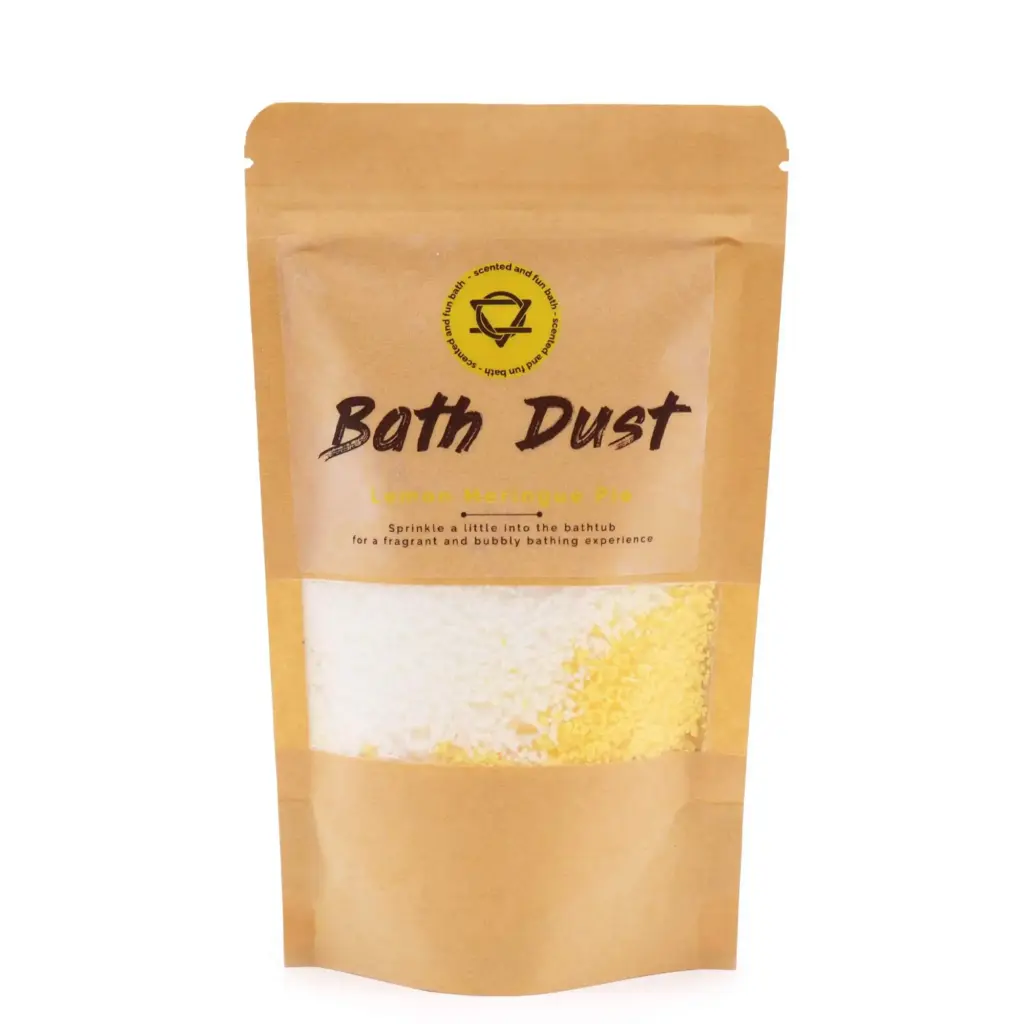 Lemon Meringue Pie Bath Dust 190g | www.artisangoods.co.uk