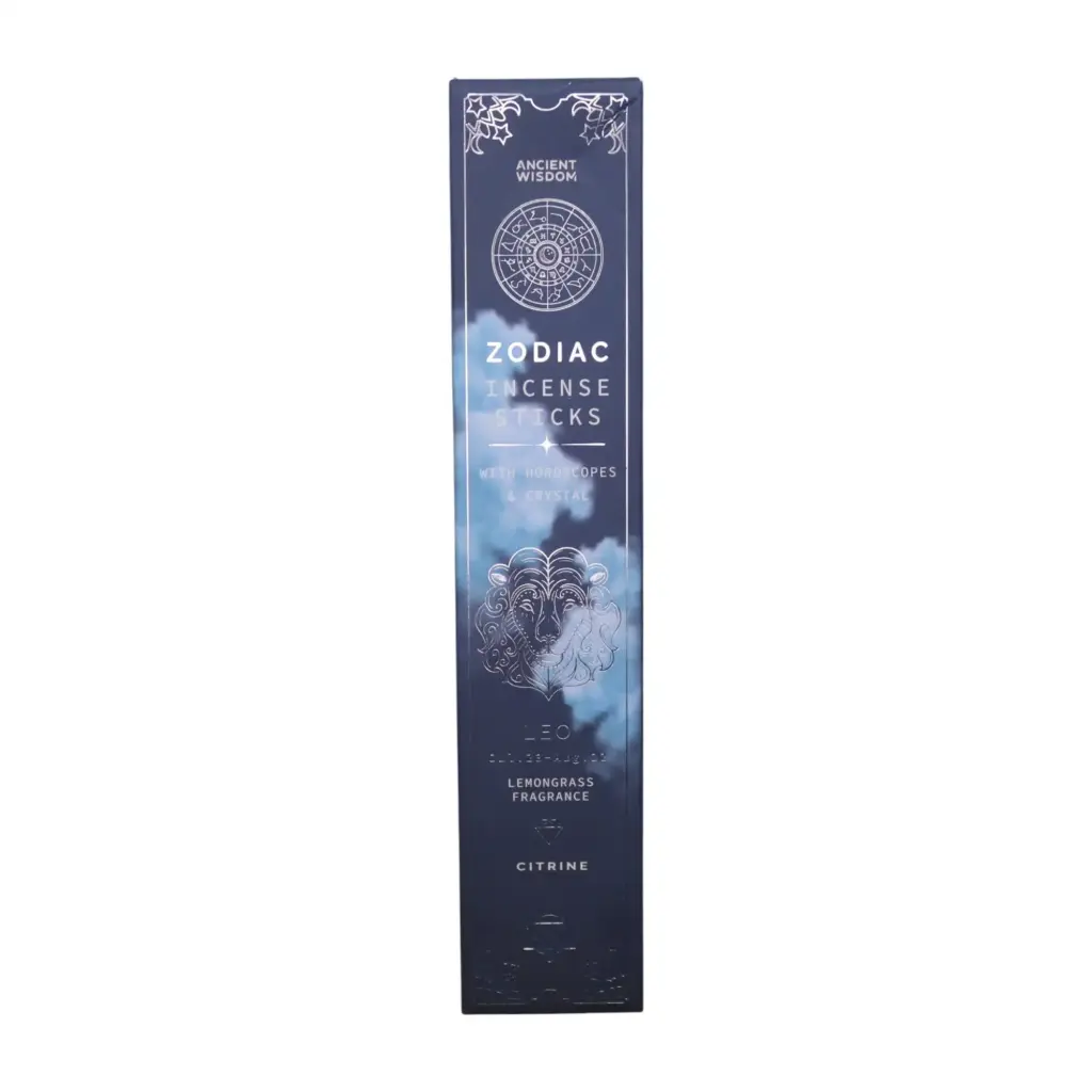 Lemongrass Zodiac Gemstone Crystal Incense –  Leo | www.artisangoods.co.uk 2