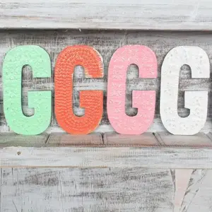 Letter “G” – Assorted Colours – 15cm | www.artisangoods.co.uk 2
