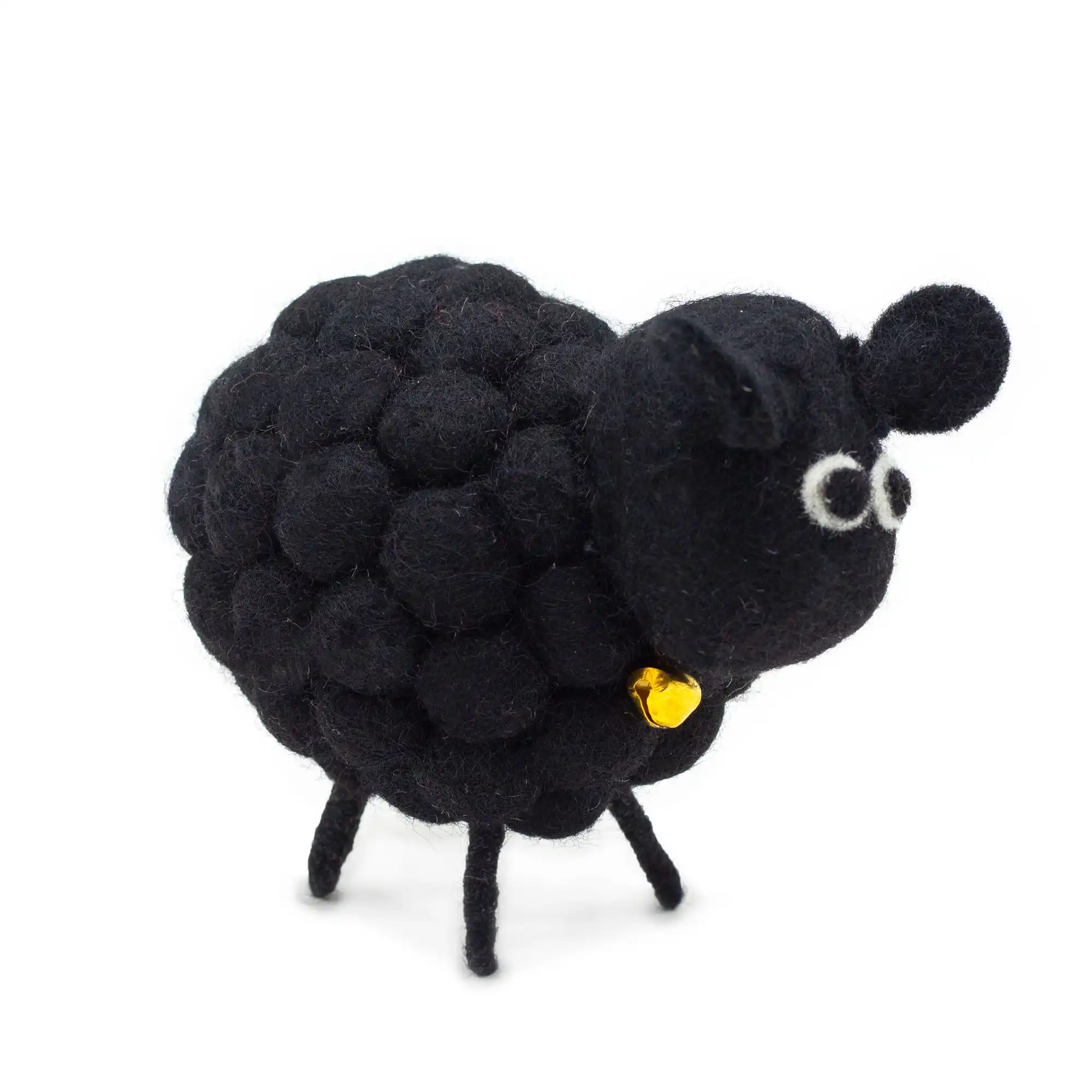 Little Felt Sheep – Black | www.artisangoods.co.uk 2 Little Felt Sheep – Black | www.artisangoods.co.uk 1